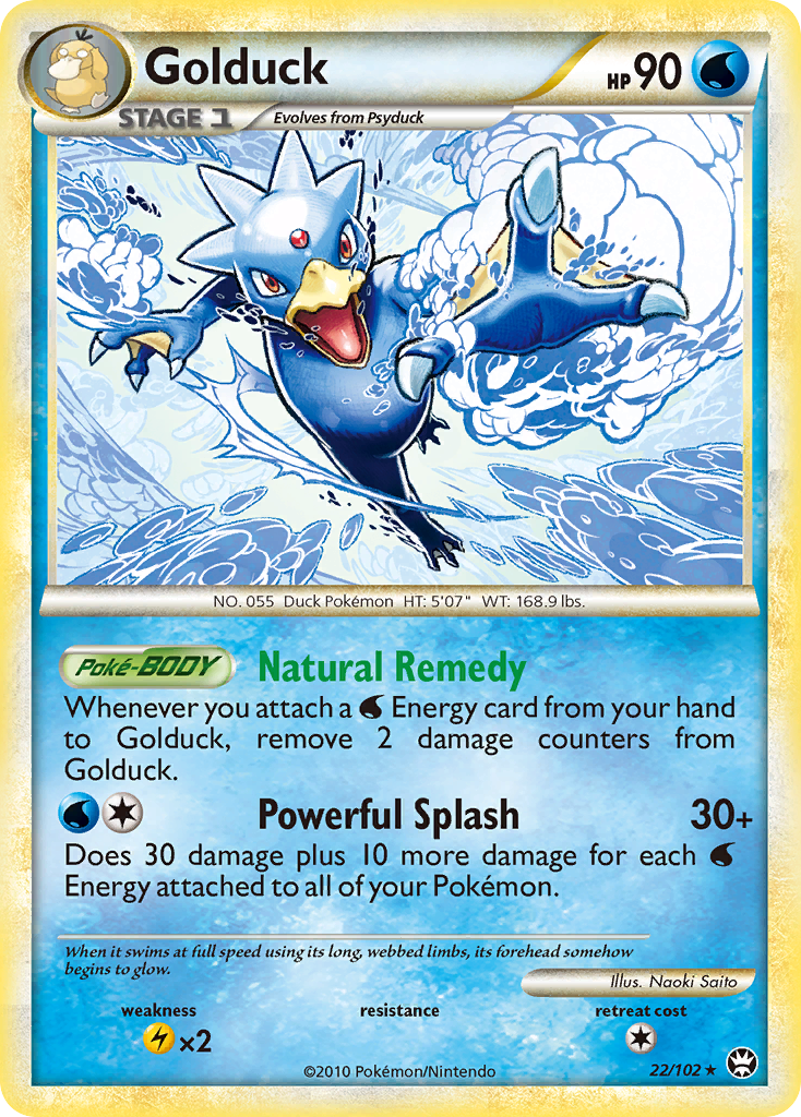 Golduck (22/102) [HeartGold & SoulSilver: Triumphant] | Fandemonia Ltd