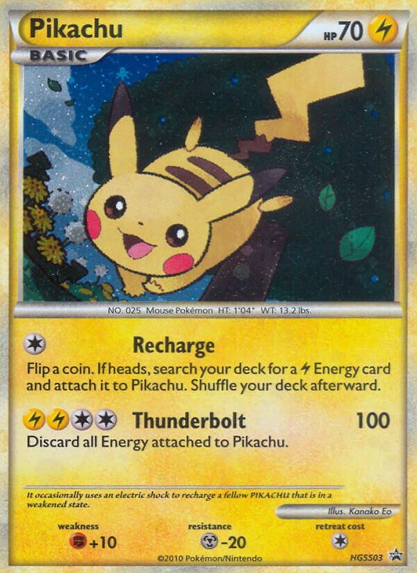 Pikachu (HGSS03) [HeartGold & SoulSilver: Black Star Promos] | Fandemonia Ltd