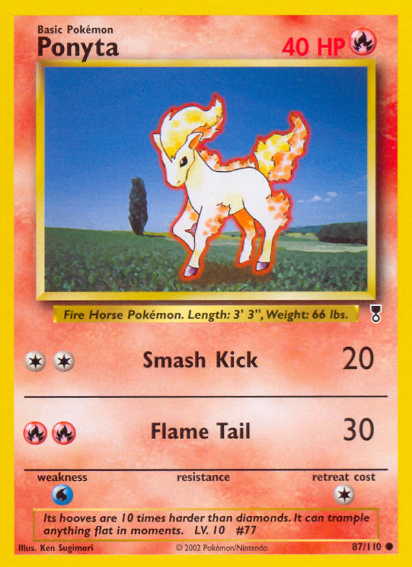 Ponyta (87/110) [Legendary Collection] | Fandemonia Ltd