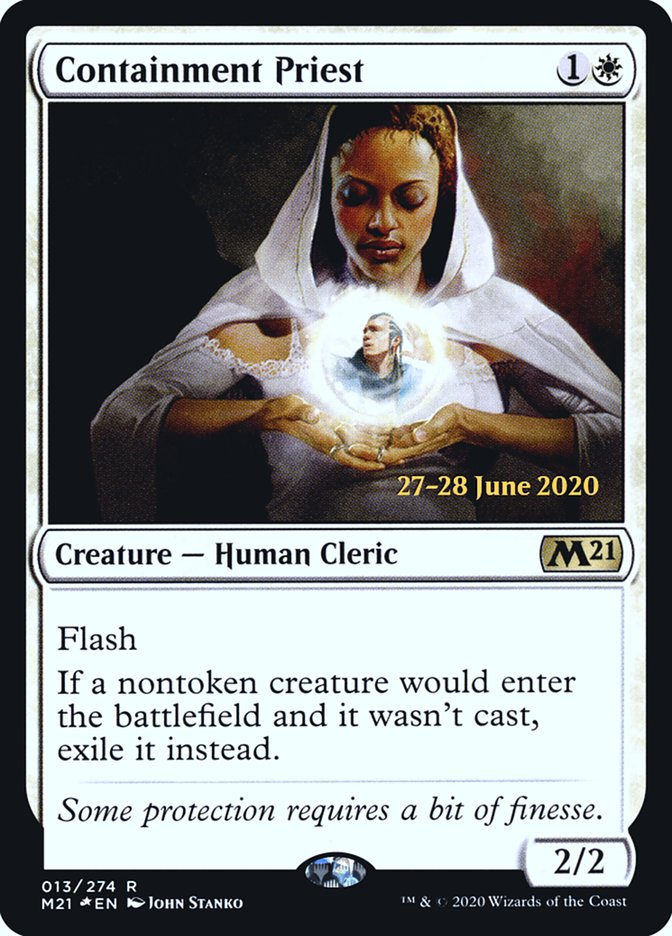 Containment Priest  [Core Set 2021 Prerelease Promos] | Fandemonia Ltd