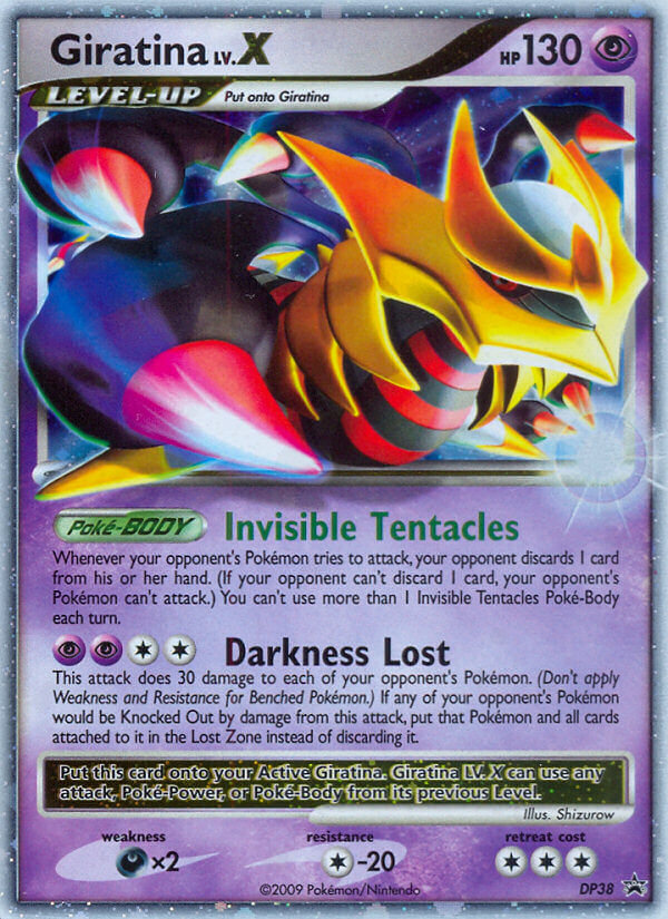 Giratina LV.X (DP38) [Diamond & Pearl: Black Star Promos] | Fandemonia Ltd