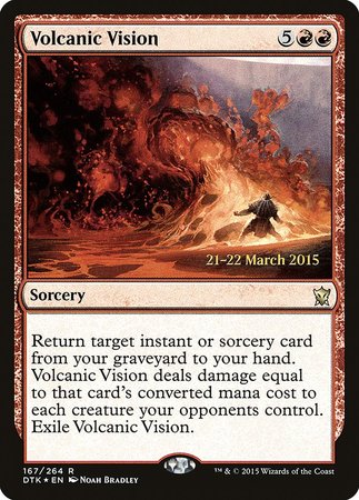 Volcanic Vision [Dragons of Tarkir Promos] | Fandemonia Ltd