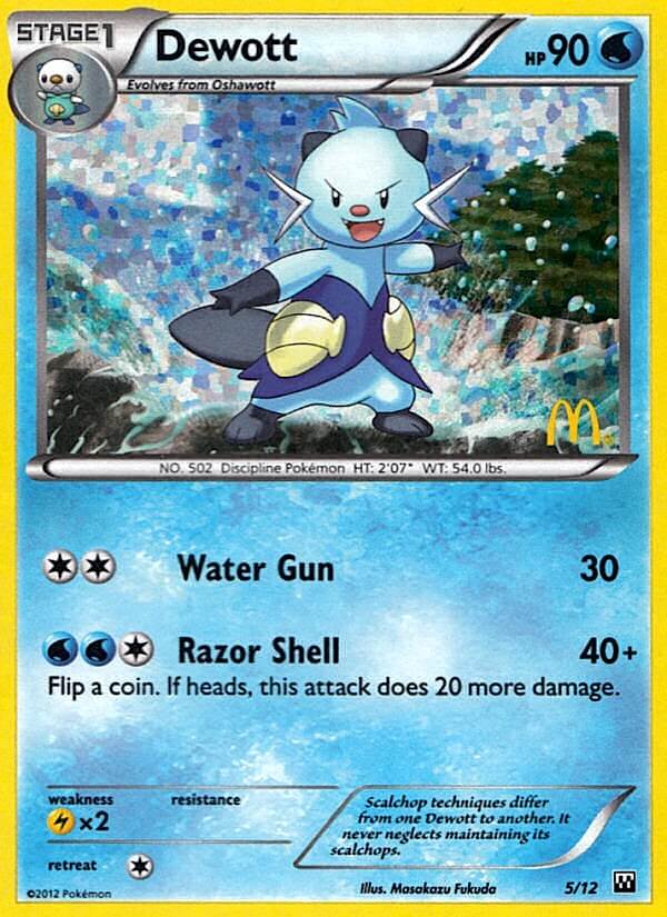 Dewott (5/12) [McDonald's Promos: 2012 Collection] | Fandemonia Ltd