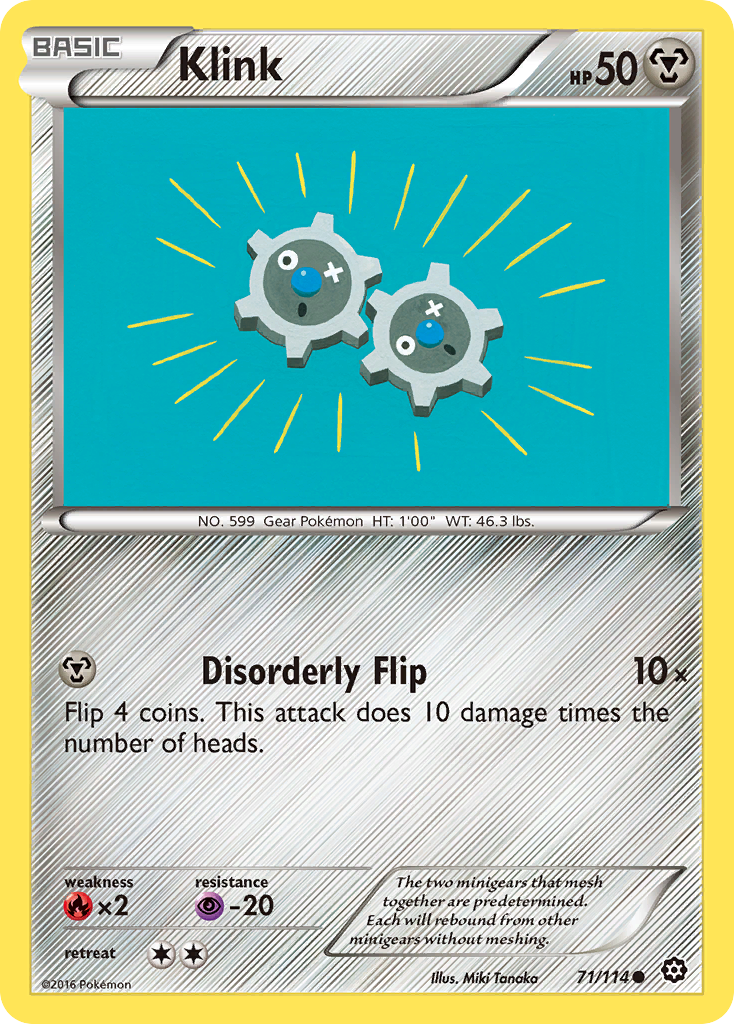 Klink (71/114) [XY: Steam Siege] | Fandemonia Ltd