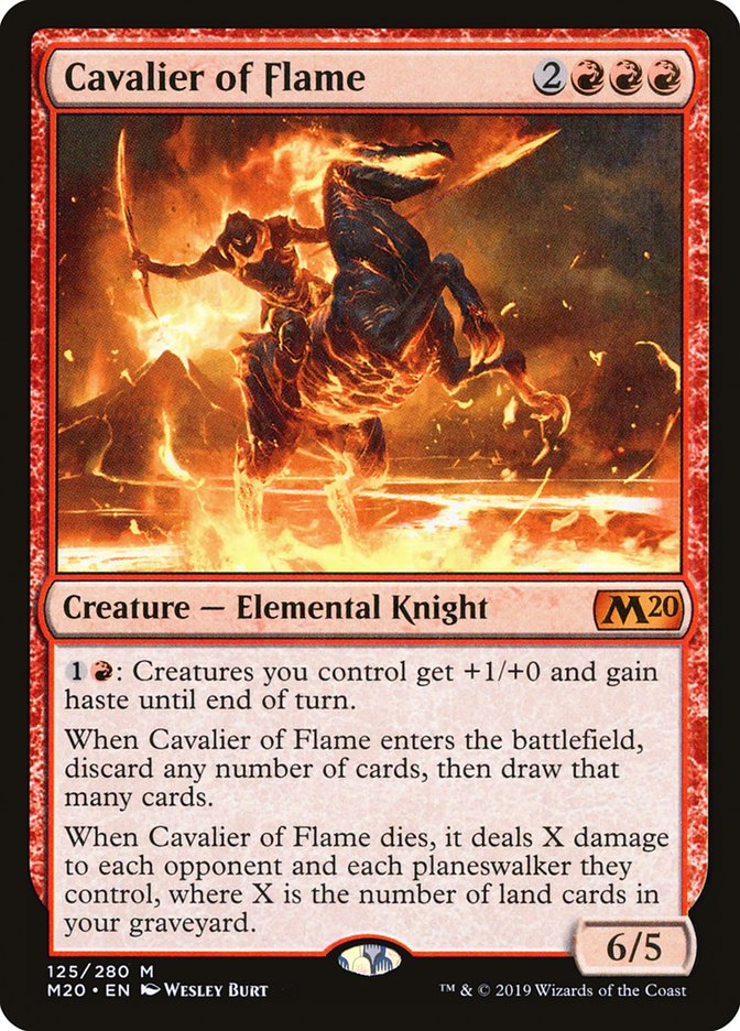 Cavalier of Flame [Core Set 2020] | Fandemonia Ltd