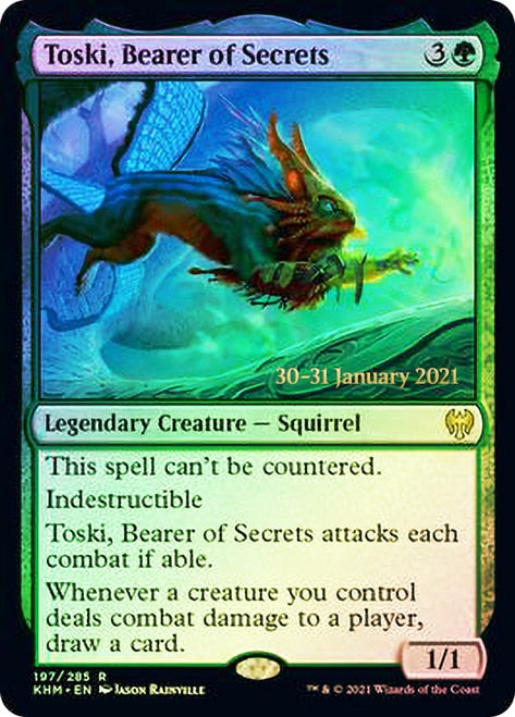 Toski, Bearer of Secrets  [Kaldheim Prerelease Promos] | Fandemonia Ltd