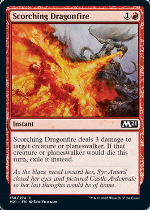 Scorching Dragonfire [Core Set 2021] | Fandemonia Ltd