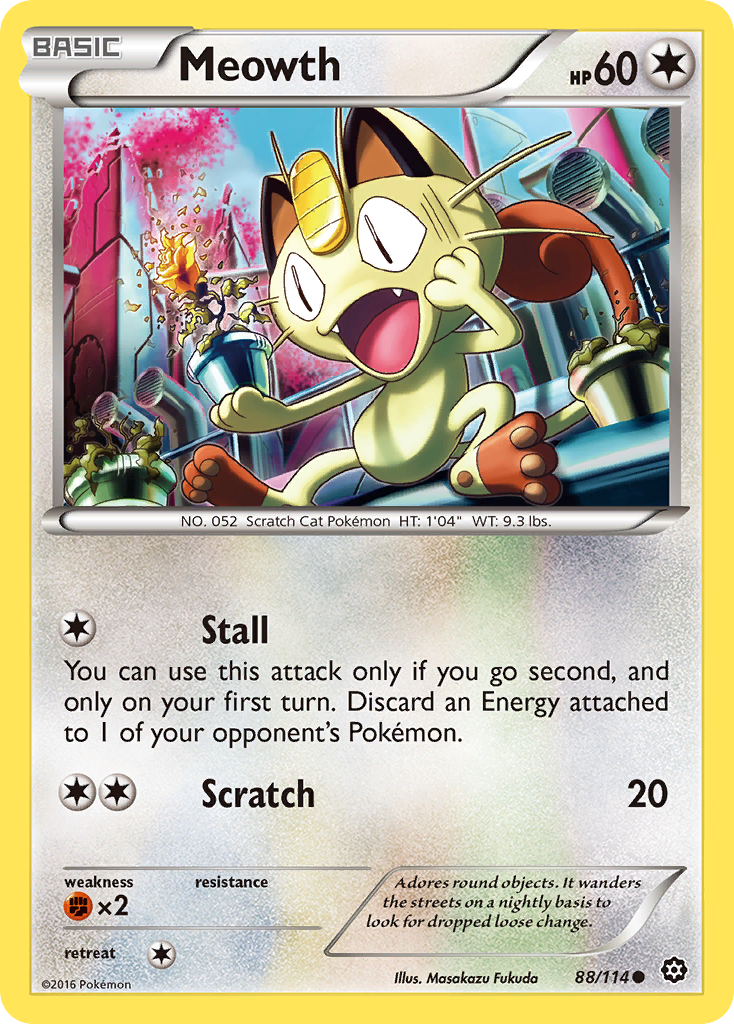 Meowth (88/114) [XY: Steam Siege] | Fandemonia Ltd