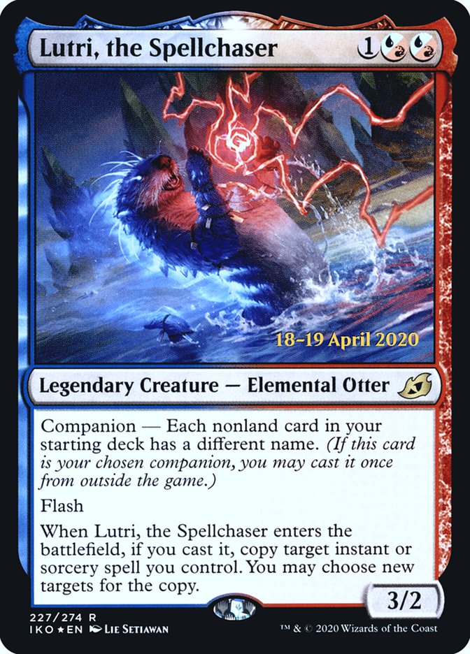 Lutri, the Spellchaser  [Ikoria: Lair of Behemoths Prerelease Promos] | Fandemonia Ltd