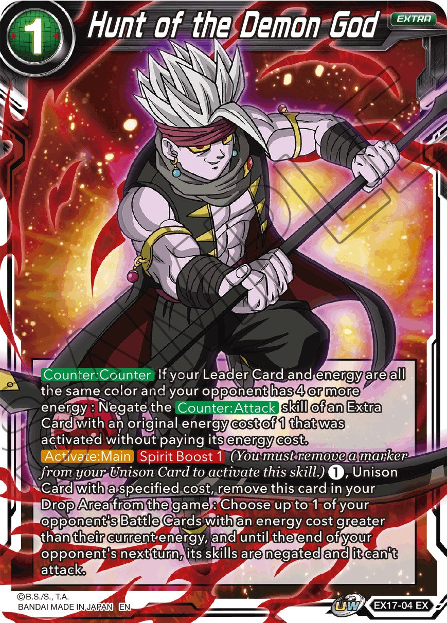 Hunt of the Demon God (EX17-04) [Saiyan Booster] | Fandemonia Ltd