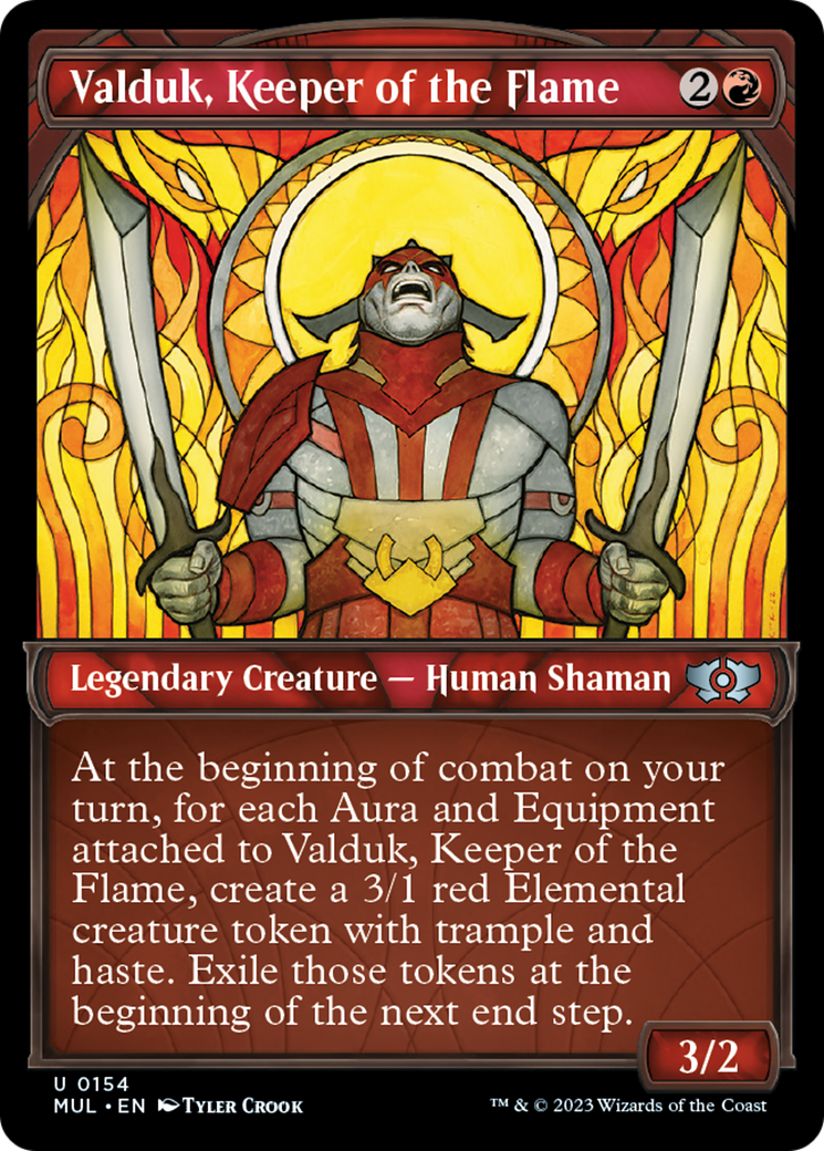 Valduk, Keeper of the Flame (Halo Foil) [Multiverse Legends] | Fandemonia Ltd