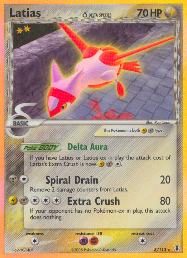 Latias (8/113) (Delta Species) [EX: Delta Species] | Fandemonia Ltd