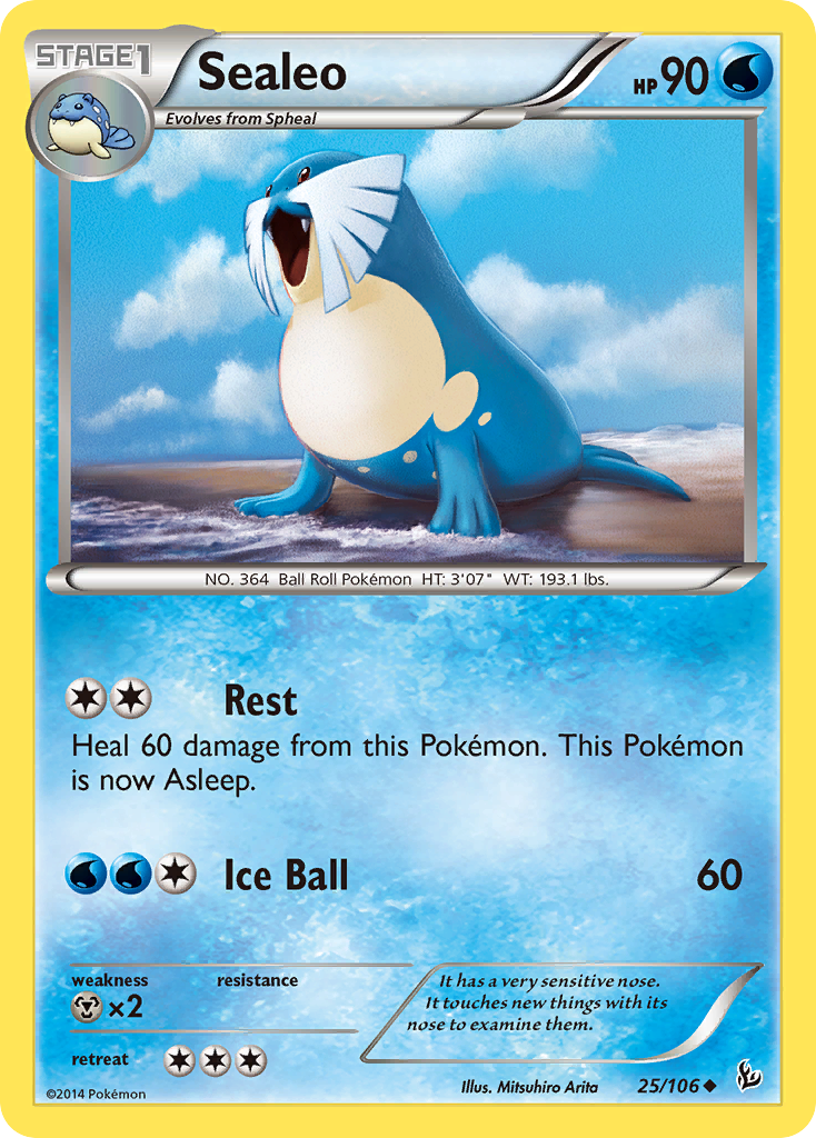 Sealeo (25/106) [XY: Flashfire] | Fandemonia Ltd