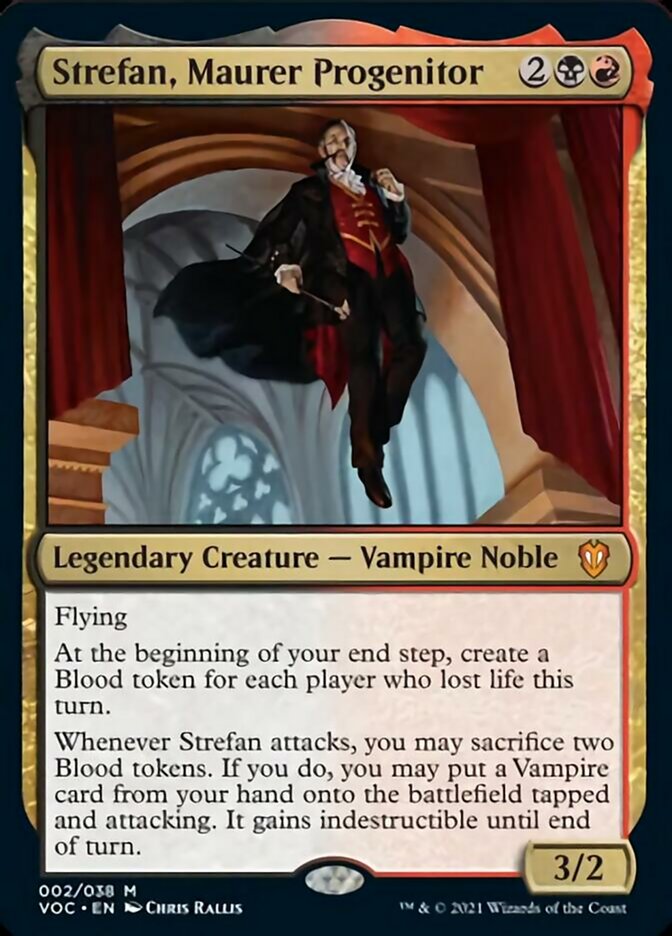 Strefan, Maurer Progenitor (Display Commander) [Innistrad: Crimson Vow Commander] | Fandemonia Ltd