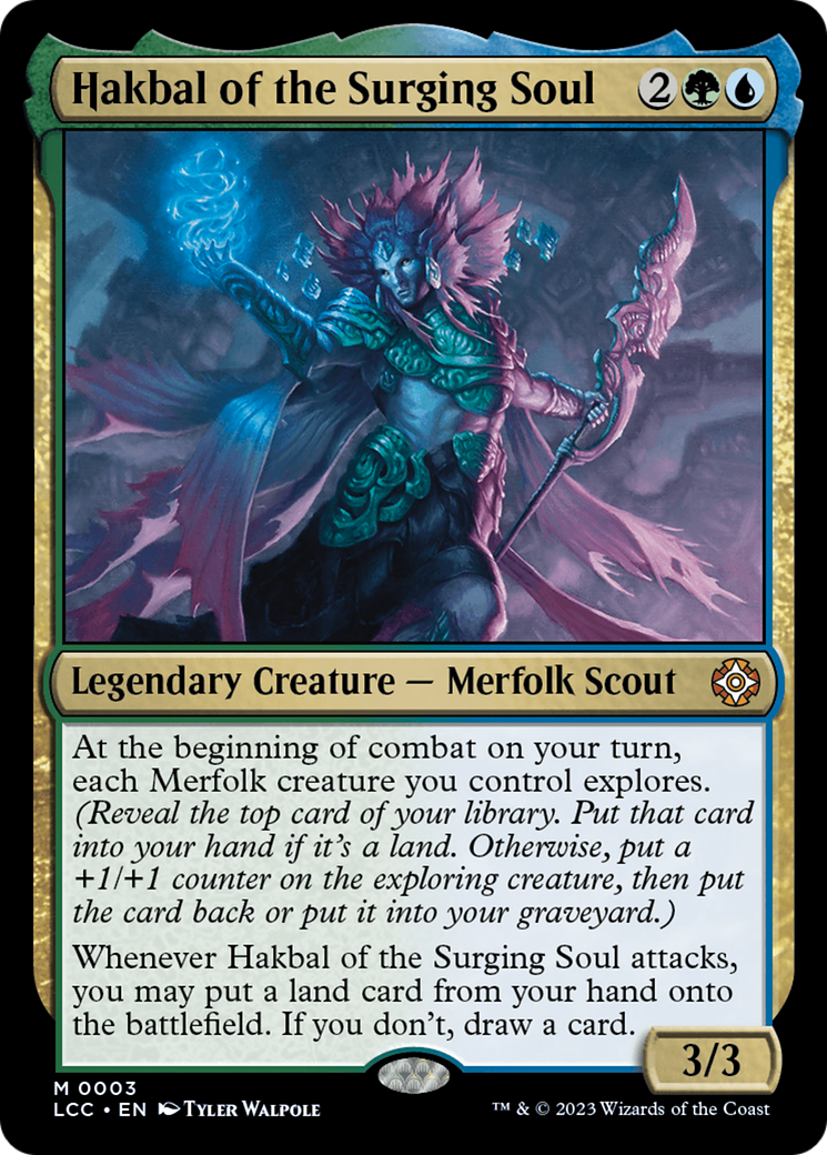 Hakbal of the Surging Soul [The Lost Caverns of Ixalan Commander] | Fandemonia Ltd