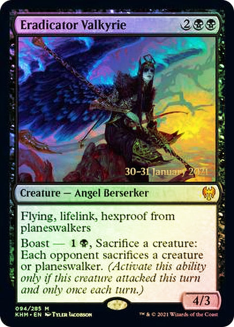 Eradicator Valkyrie  [Kaldheim Prerelease Promos] | Fandemonia Ltd