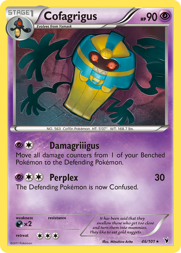 Cofagrigus (46/101) [Black & White: Noble Victories] | Fandemonia Ltd