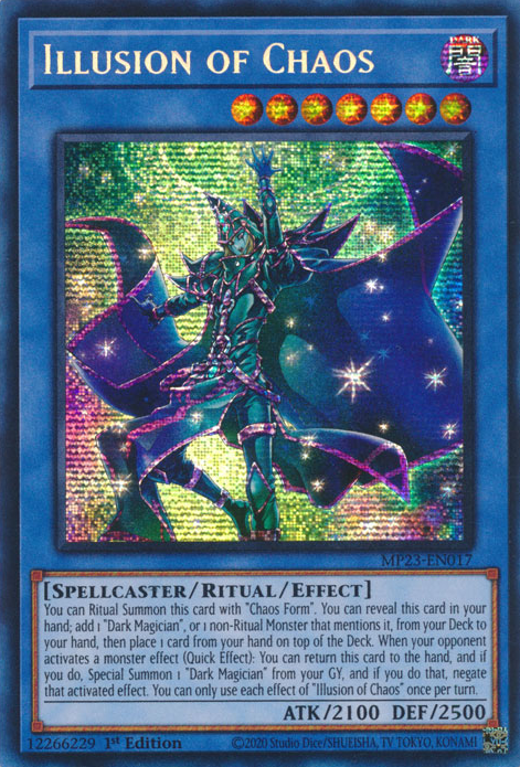 Illusion of Chaos [MP23-EN017] Prismatic Secret Rare | Fandemonia Ltd