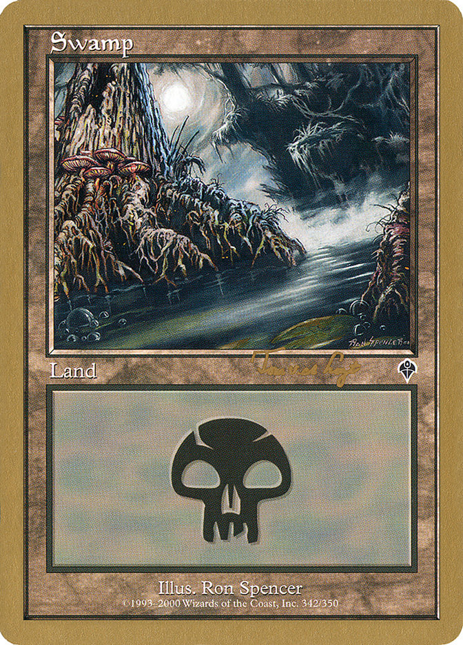 Swamp (tvdl342) (Tom van de Logt) [World Championship Decks 2001] | Fandemonia Ltd