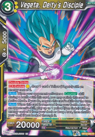 Vegeta, Deity's Disciple [BT12-092] | Fandemonia Ltd