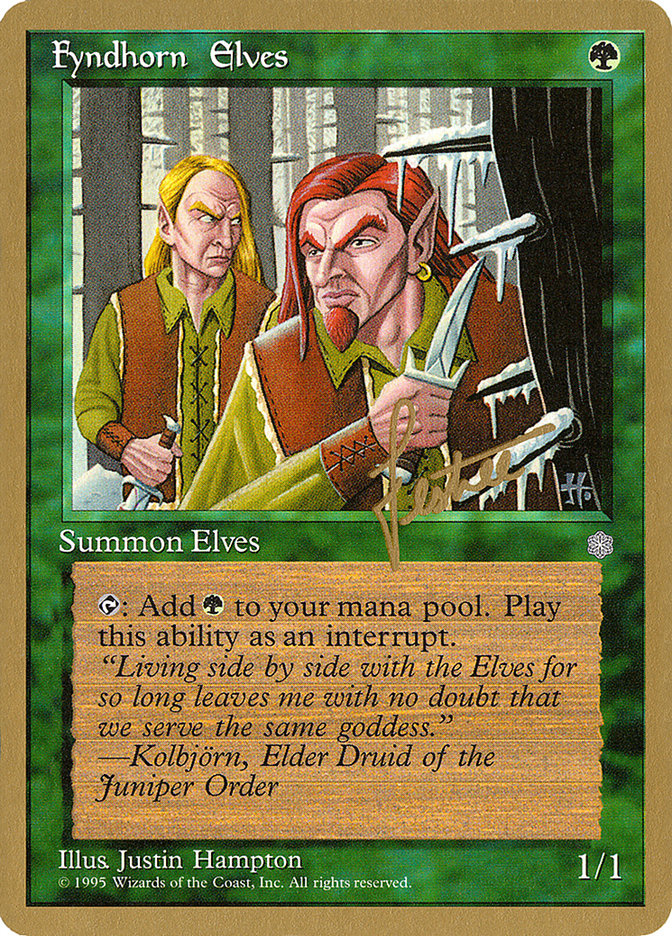 Fyndhorn Elves (Bertrand Lestree) [Pro Tour Collector Set] | Fandemonia Ltd