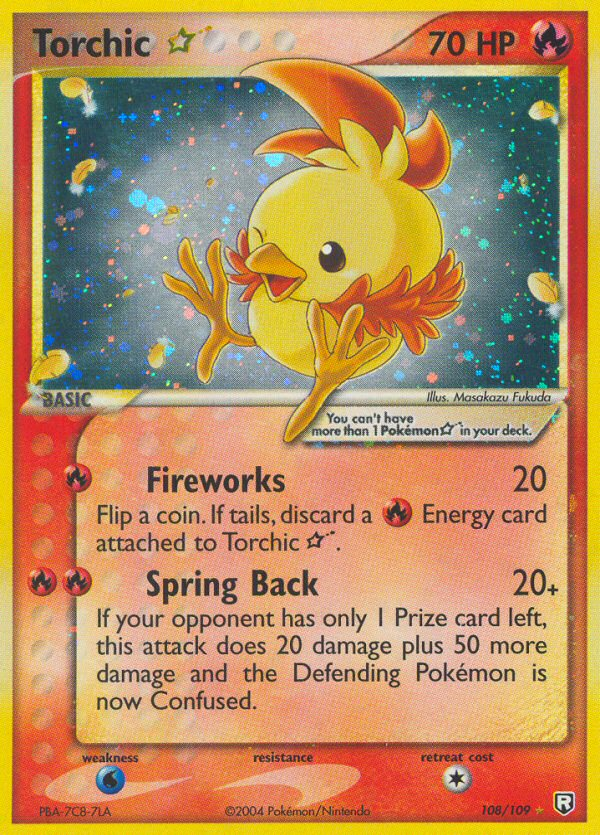 Torchic Star (108/109) [EX: Team Rocket Returns] | Fandemonia Ltd