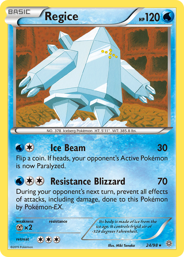 Regice (24/98) [XY: Ancient Origins] | Fandemonia Ltd