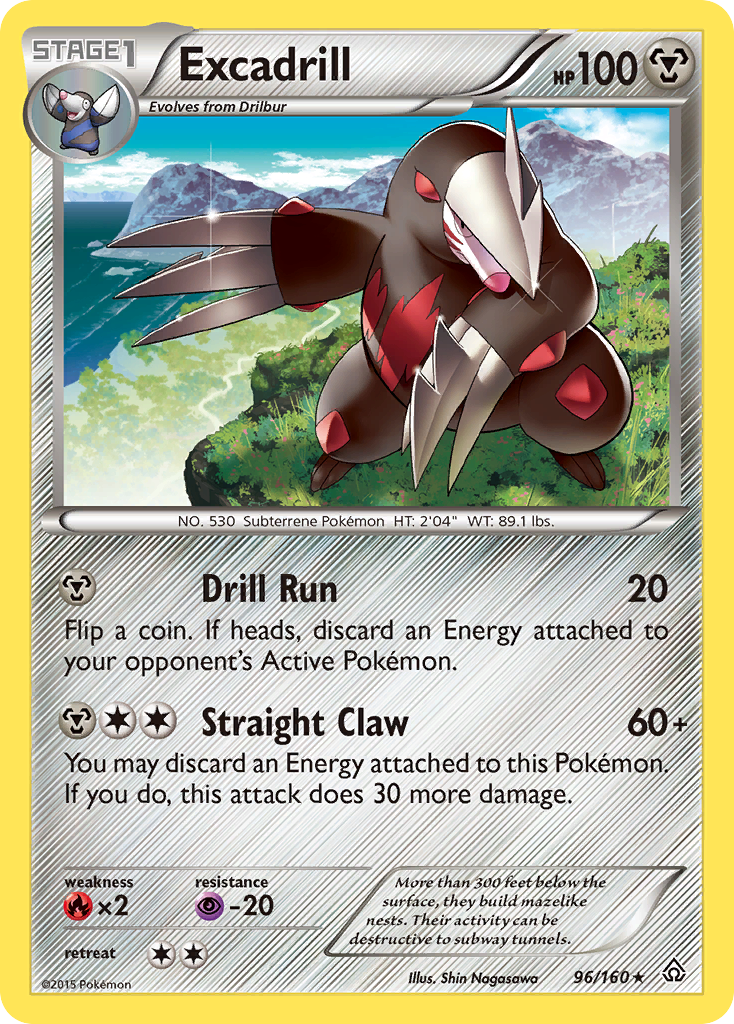 Excadrill (96/160) [XY: Primal Clash] | Fandemonia Ltd