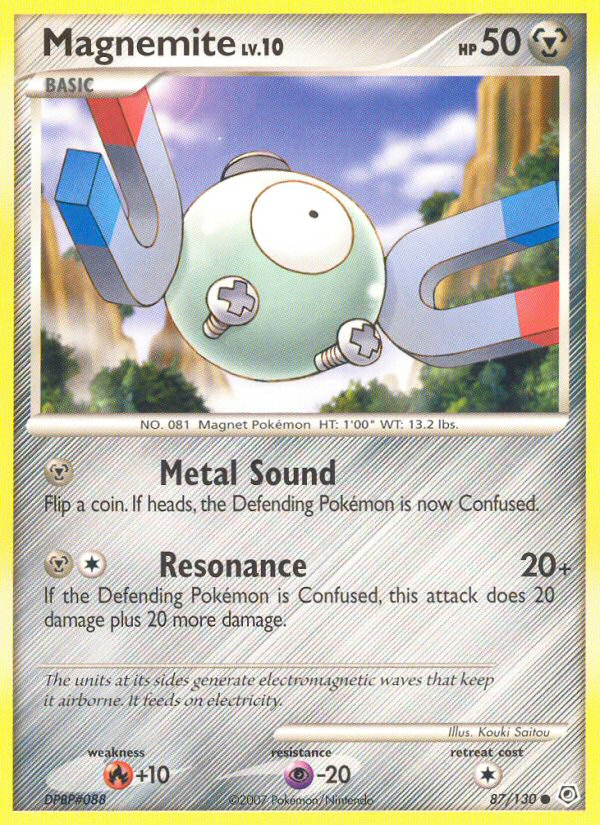 Magnemite (87/130) [Diamond & Pearl: Base Set] | Fandemonia Ltd