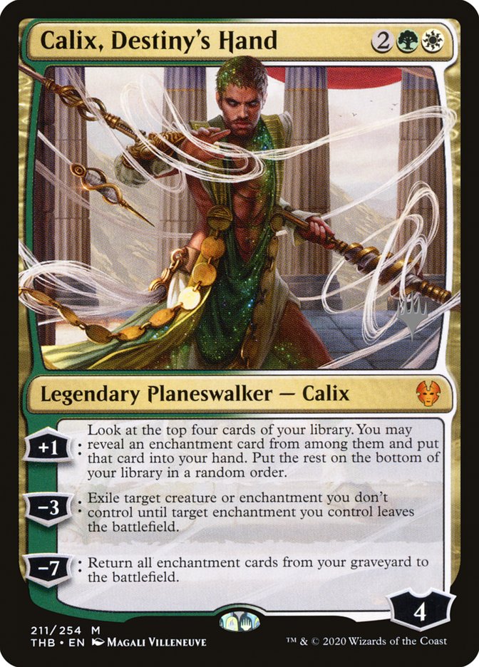 Calix, Destiny's Hand (Promo Pack) [Theros Beyond Death Promos] | Fandemonia Ltd