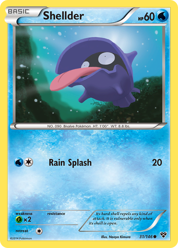 Shellder (31/146) [XY: Base Set] | Fandemonia Ltd