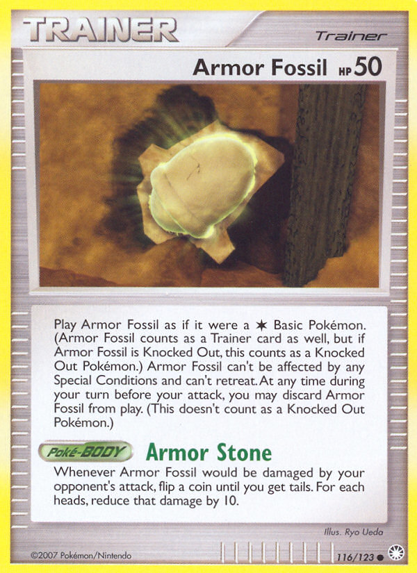 Armor Fossil (116/123) [Diamond & Pearl: Mysterious Treasures] | Fandemonia Ltd