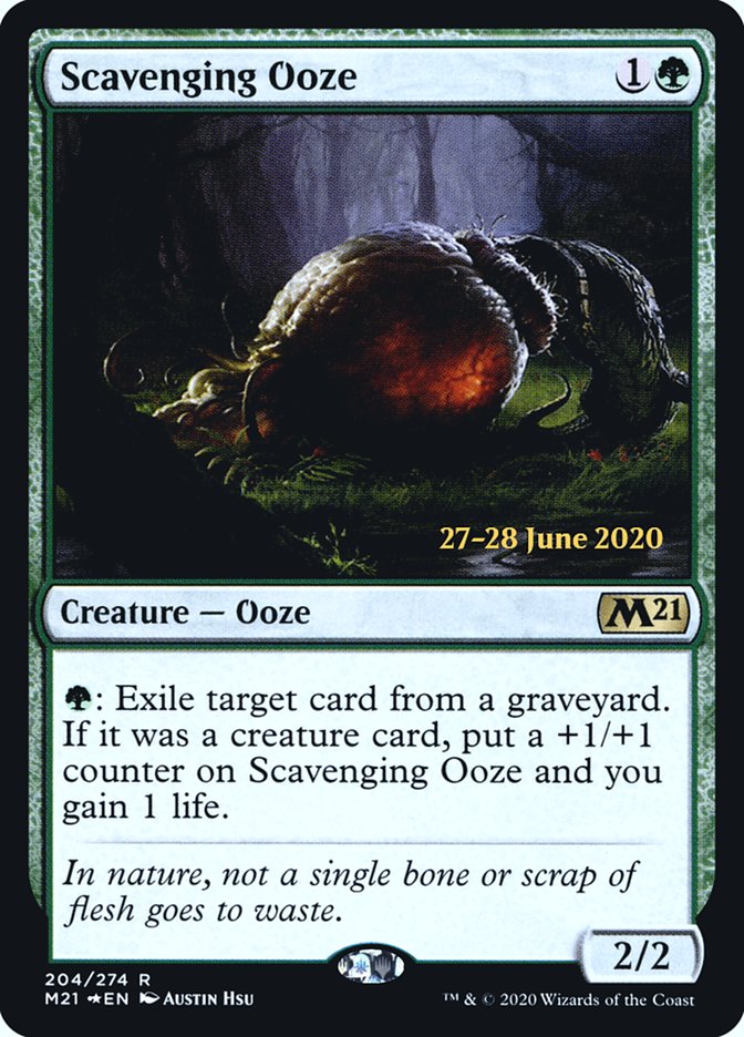 Scavenging Ooze  [Core Set 2021 Prerelease Promos] | Fandemonia Ltd