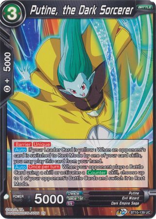 Putine, the Dark Sorcerer [BT10-139] | Fandemonia Ltd