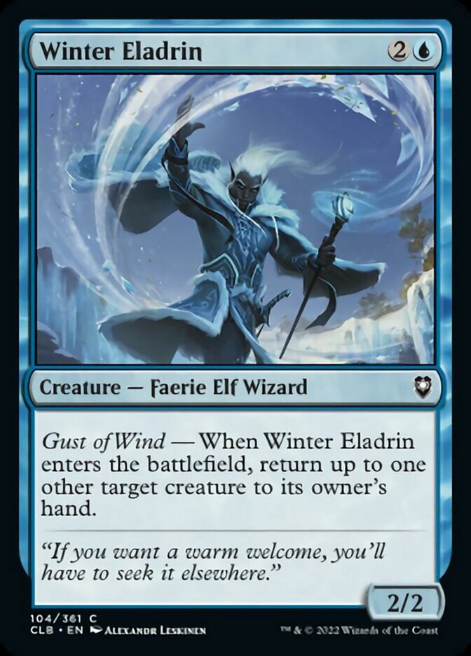 Winter Eladrin [Commander Legends: Battle for Baldur's Gate] | Fandemonia Ltd