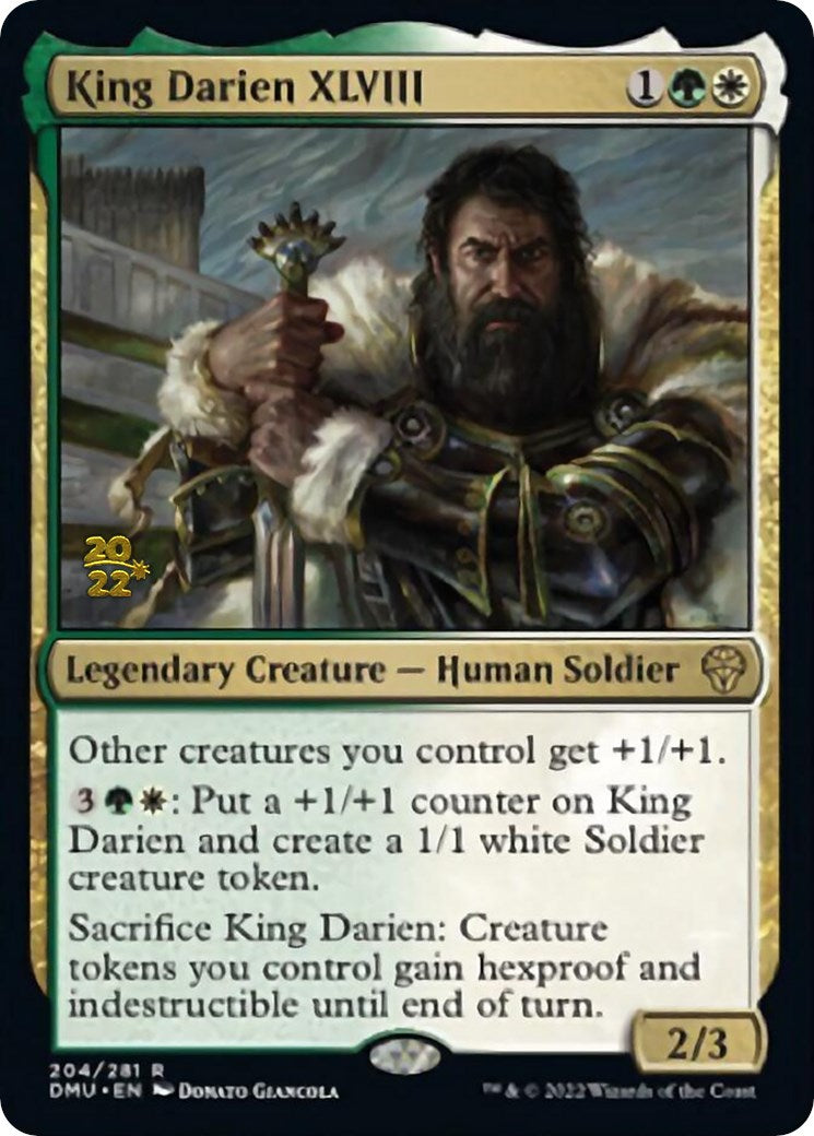 King Darien XLVIII [Dominaria United Prerelease Promos] | Fandemonia Ltd