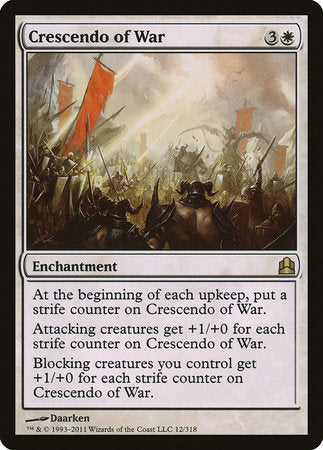 Crescendo of War [Commander 2011] | Fandemonia Ltd