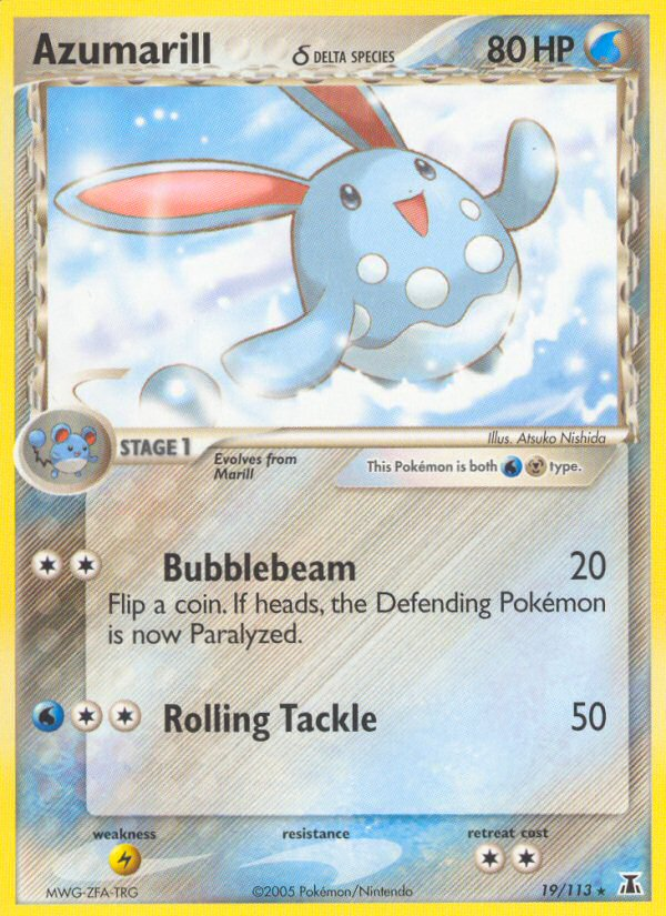 Azumarill (19/113) (Delta Species) [EX: Delta Species] | Fandemonia Ltd