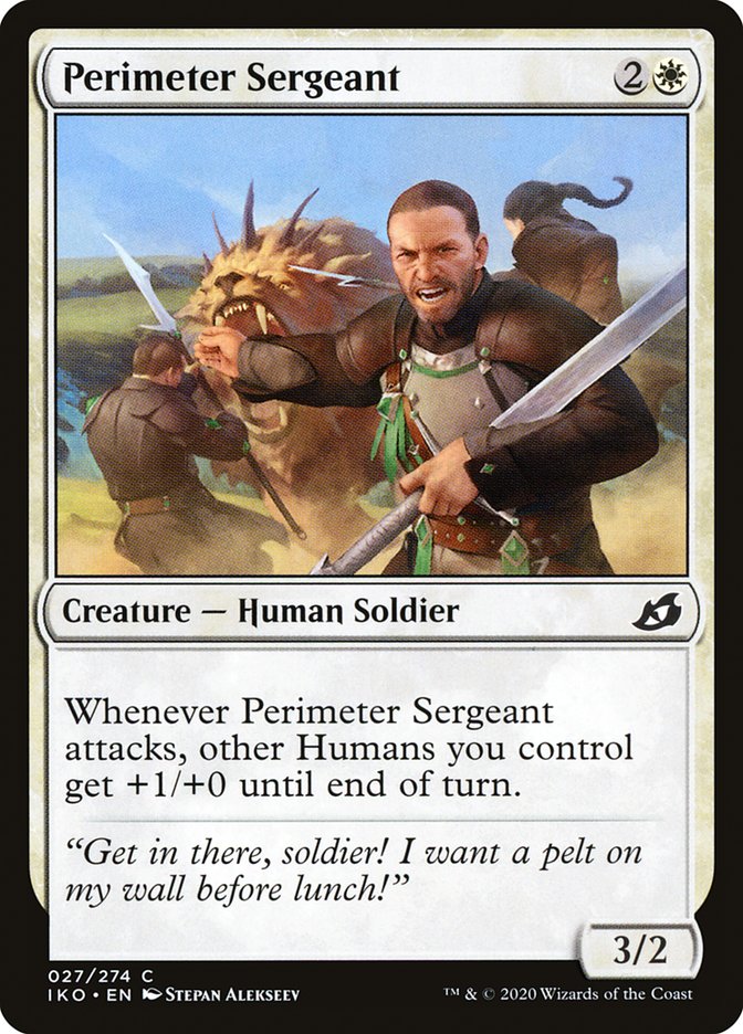 Perimeter Sergeant [Ikoria: Lair of Behemoths] | Fandemonia Ltd