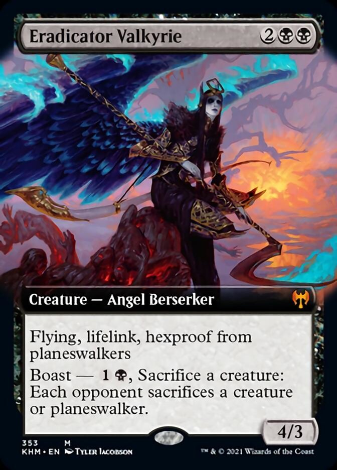 Eradicator Valkyrie (Extended Art) [Kaldheim] | Fandemonia Ltd