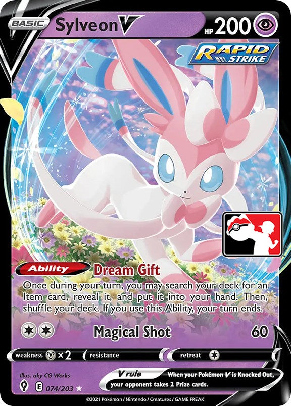 Sylveon V (074/203) [Prize Pack Series One] | Fandemonia Ltd