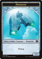 Myr // Pentavite Double-sided Token [Commander 2014 Tokens] | Fandemonia Ltd