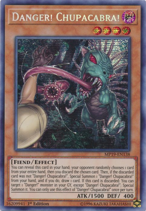 Danger! Chupacabra! [MP19-EN138] Prismatic Secret Rare | Fandemonia Ltd