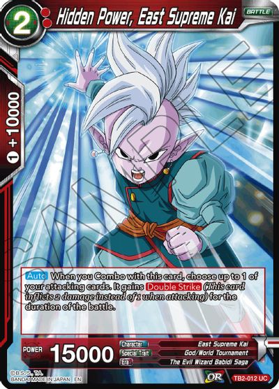 Hidden Power, East Supreme Kai (Reprint) (TB2-012) [Battle Evolution Booster] | Fandemonia Ltd