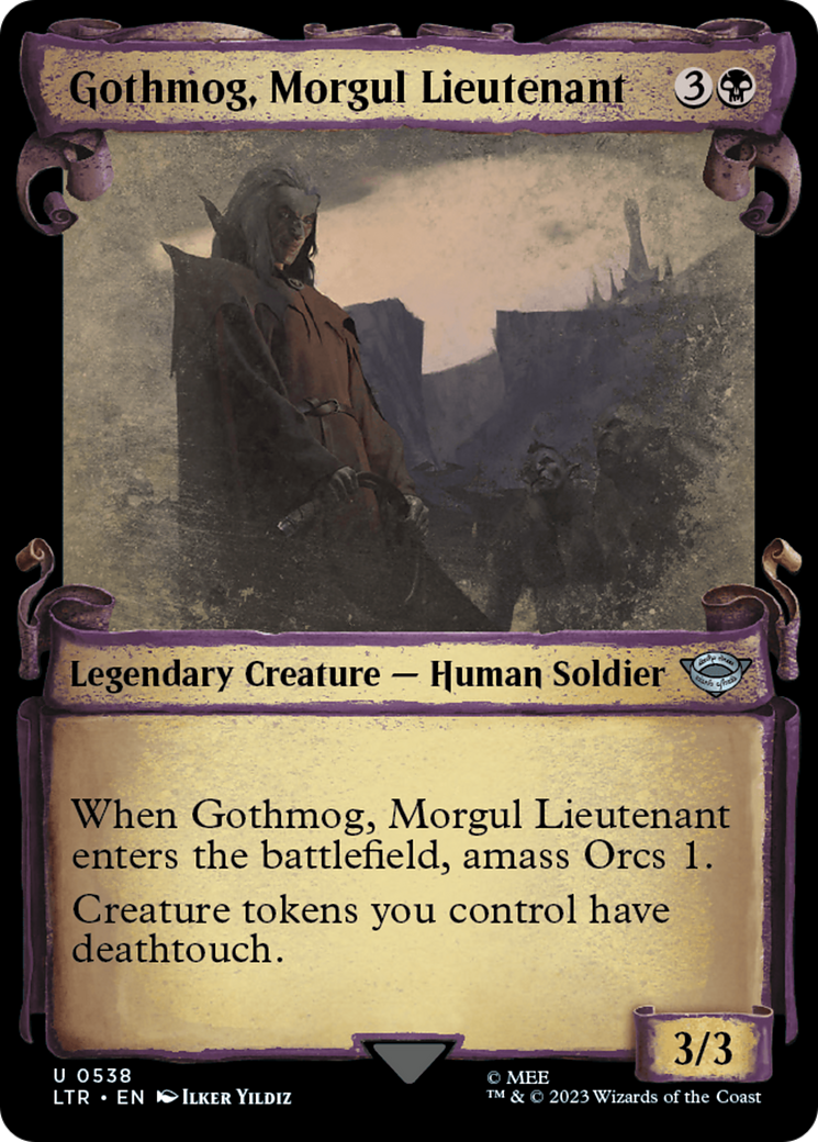 Gothmog, Morgul Lieutenant [The Lord of the Rings: Tales of Middle-Earth Showcase Scrolls] | Fandemonia Ltd