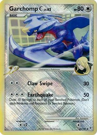 Garchomp C (60/147) (League Promo) [Platinum: Supreme Victors] | Fandemonia Ltd