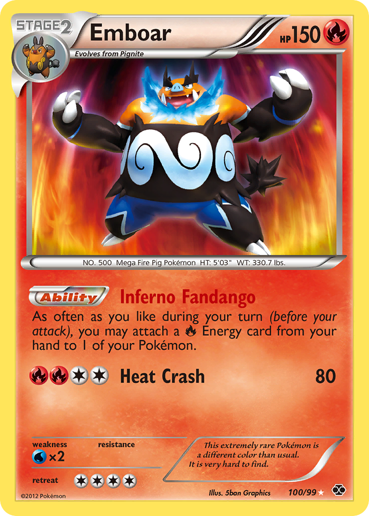 Emboar (100/99) [Black & White: Next Destinies] | Fandemonia Ltd