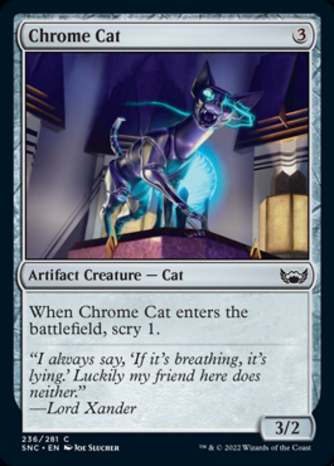 Chrome Cat [Streets of New Capenna] | Fandemonia Ltd