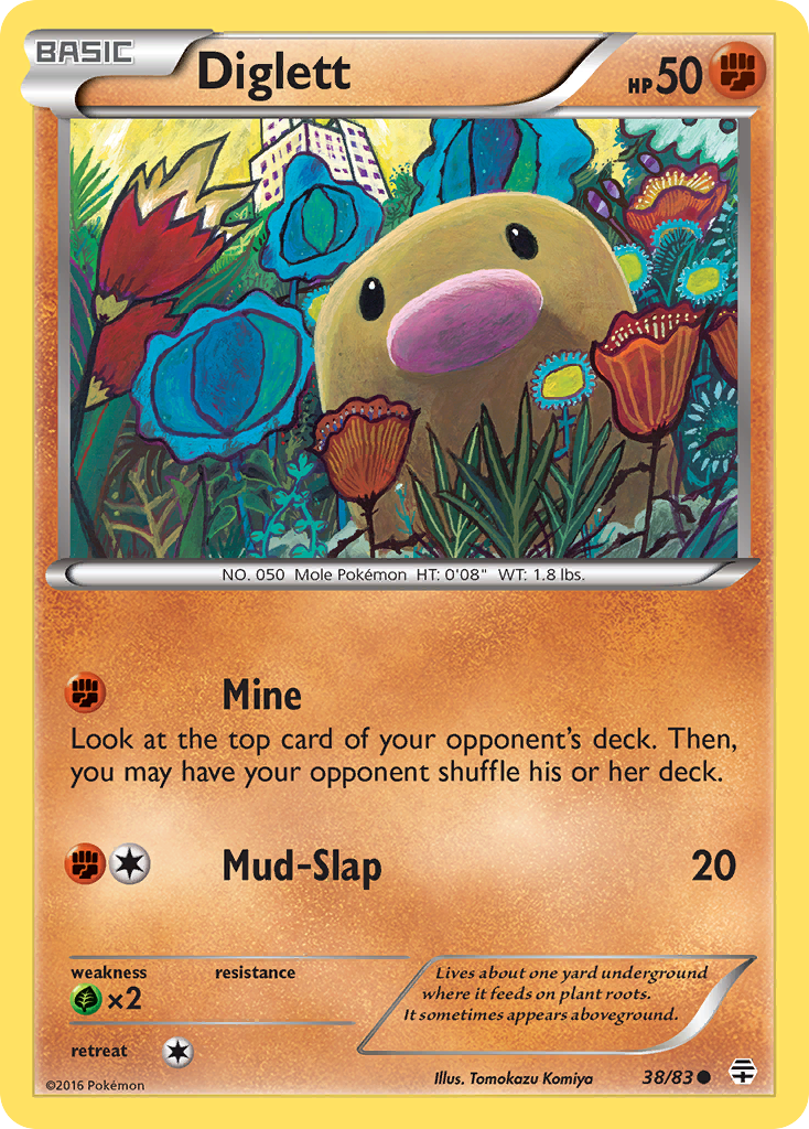 Diglett (38/83) [XY: Generations] | Fandemonia Ltd