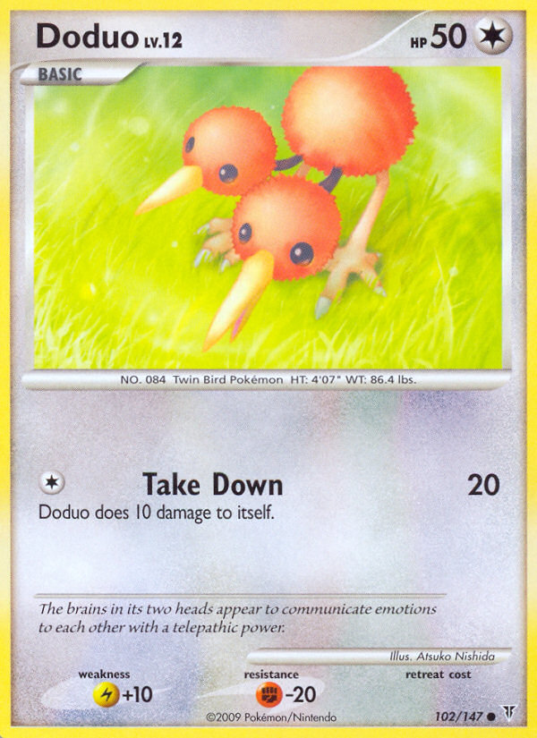 Doduo (102/147) [Platinum: Supreme Victors] | Fandemonia Ltd